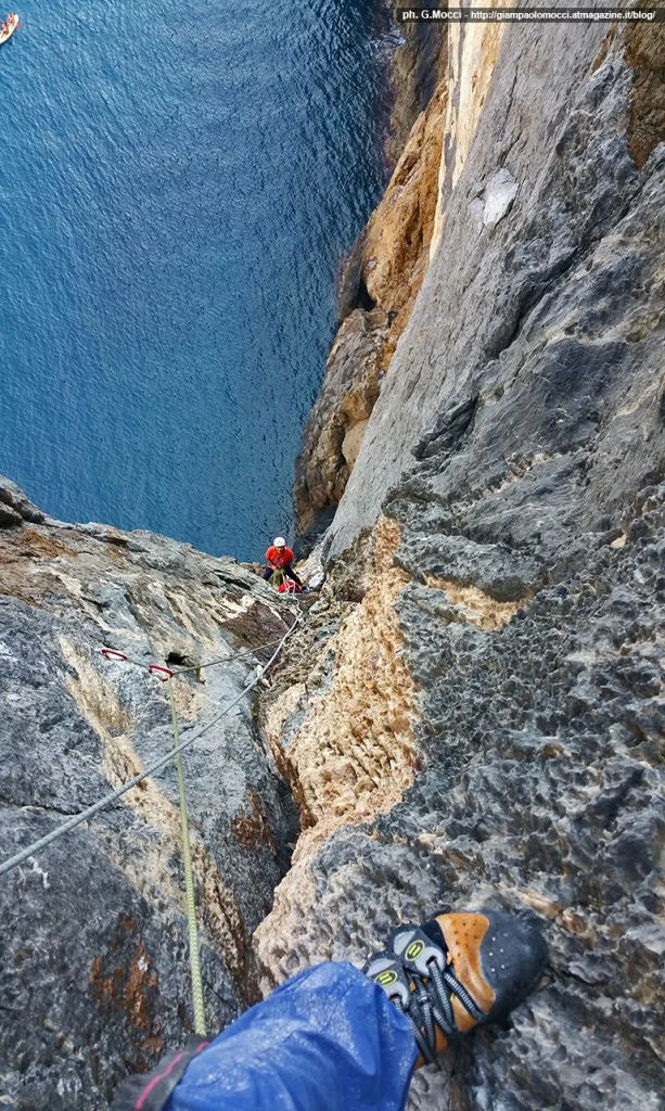 Massimo in sosta alle presa con la sicura