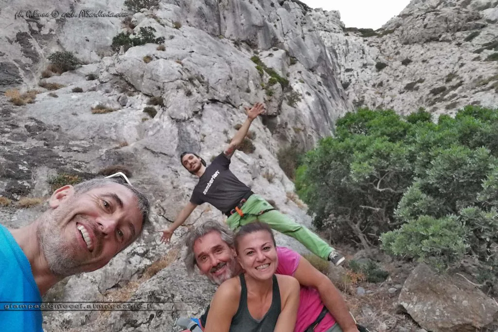 Giorgio, Sebastian, io e Barbara per il selfie finale